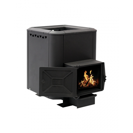 Печь банная Сибирь-15 с выносным топочным каналом (конвекционная) в Лиде