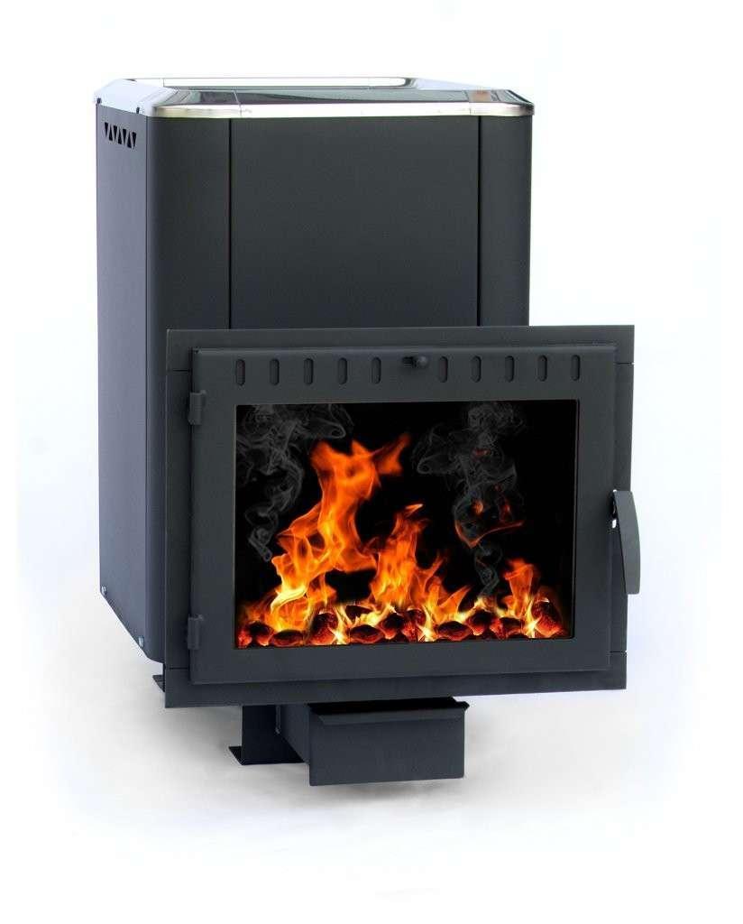 Печь банная Сибирь-18 (панорамное стекло, конвекционная) Амазонка бай фото в Лиде