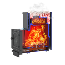 Печь для бани Везувий Сенсация 12 Антрацит (ДТ-3) Амазонка бай фото в Лиде