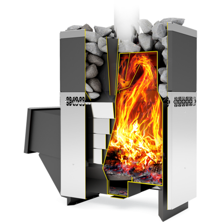 Печь для бани Теплодар Русь-18 ЛНЗП Профи в Лиде