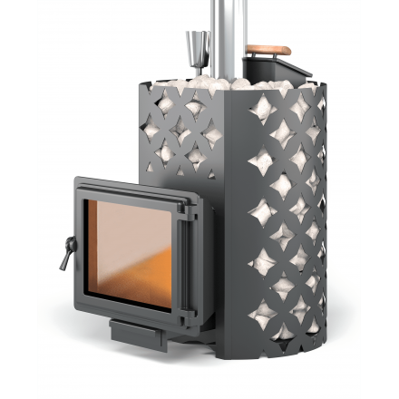 Банная печь ЭТНА 18 (Панорама) ЗК Амазонка бай фото в Лиде