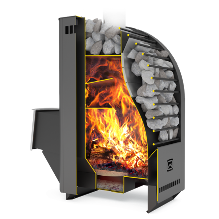 Печь для бани Теплодар Каскад-12Т в Лиде