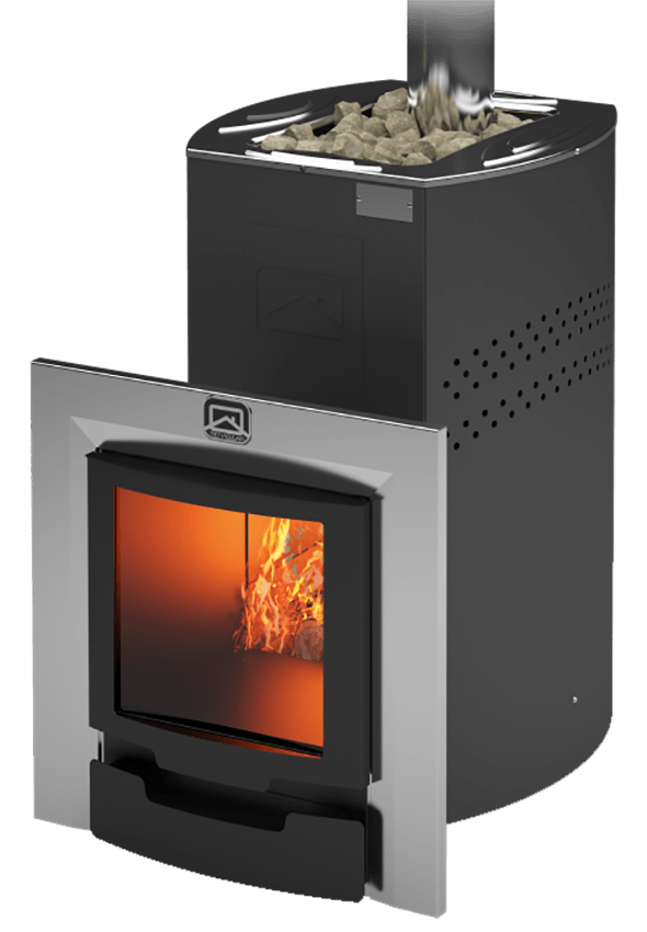 Печь для бани Теплодар Домна-20 ЛК Панорама Амазонка бай фото в Лиде