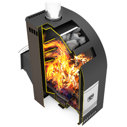 Печь для бани Теплодар Лагуна-12 ТК в Лиде