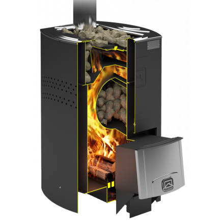 Печь для бани Теплодар Домна 20 ЛК в Лиде