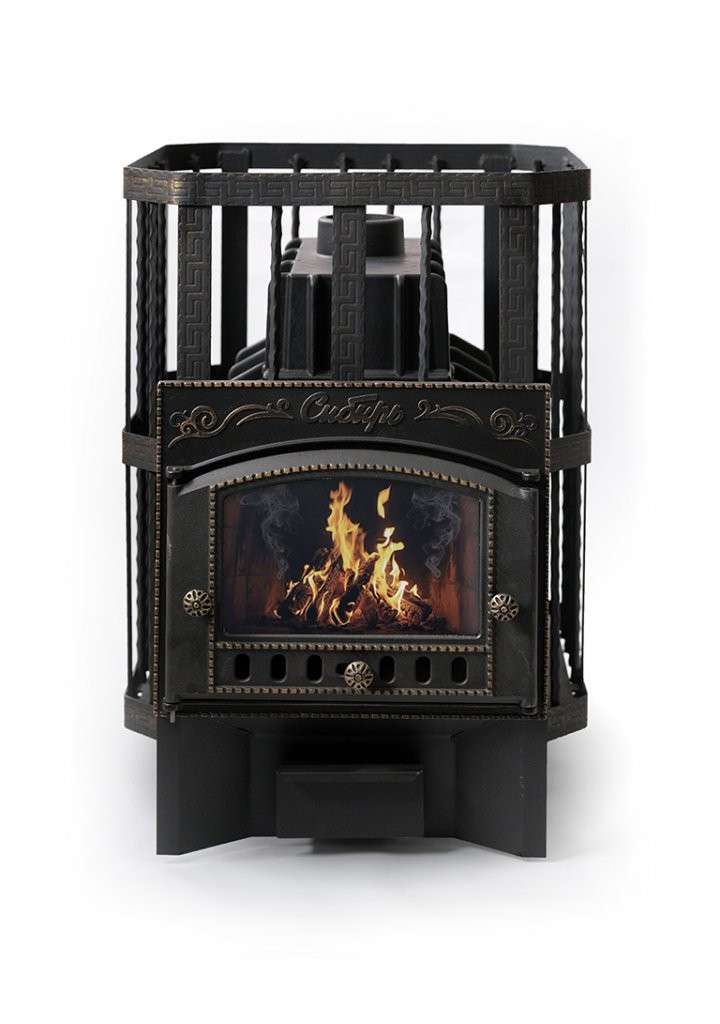 Печь банная Сибирь-24 с каминной дверцей Амазонка бай фото в Лиде