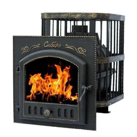 Печь банная Сибирь-24 с каминной дверцей Сибирь Амазонка бай фото в Лиде