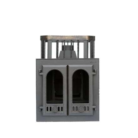 Печь банная Сибирь-24 с двухстворчатой каминной дверцей в Лиде