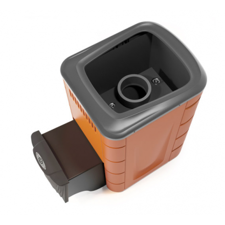 Печь для бани Термофор Каронада Мини Heavy Metal ДА терракота Амазонка бай фото в Лиде