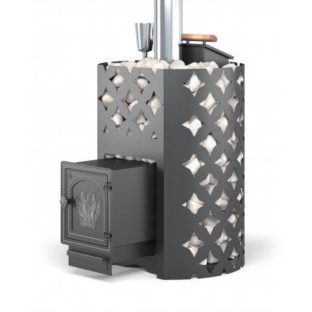 Банная печь ЭТНА 18 (ДТ-4) Закрытая каменка Амазонка бай фото в Лиде