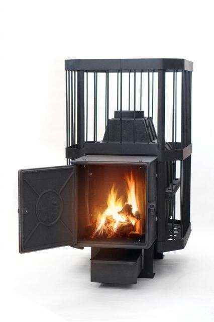 Печь банная чугунная СИБИРЬ-18 чугунная дверка (сетка) Амазонка бай фото в Лиде