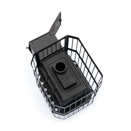 Печь банная чугунная СИБИРЬ-18 чугунная дверка (сетка) в Лиде