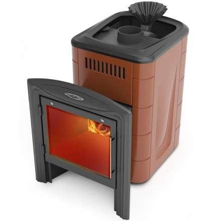 Печь для бани Термофор Гейзер Мини 2016 Carbon Витра ЗК терракота купить в Лиде