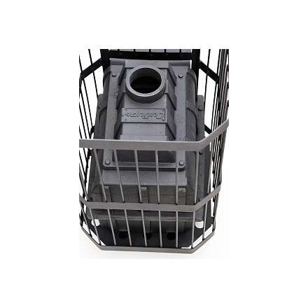 Печь банная Сибирь-24 (панорамное стекло, сетка квадрат) в Лиде