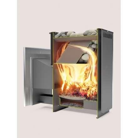 Печь для бани Теплодар СИБИРЬ-30 ЛНЗП Профи Панорама в Лиде