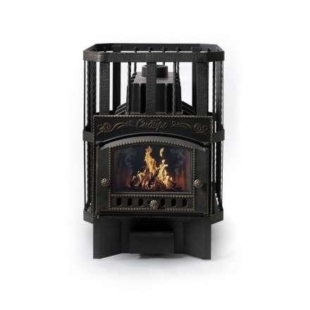 Печь банная Сибирь-32 с каминной дверцей Амазонка бай Фото в Лиде