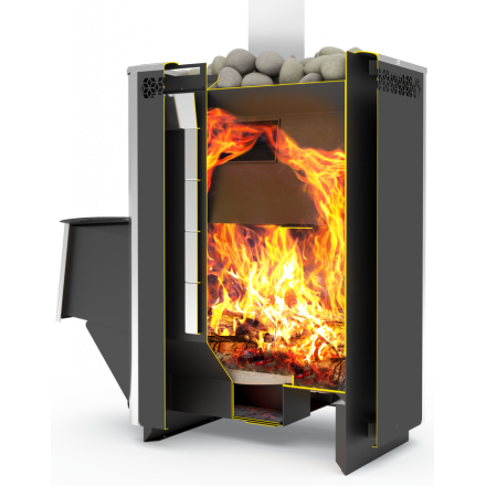 Печь для бани Теплодар Сахара-16 ЛКП (2.0) в Лиде