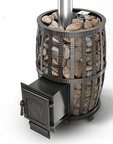 Печь для бани Везувий Легенда Русский Пар Ковка 24 (271) в Лиде