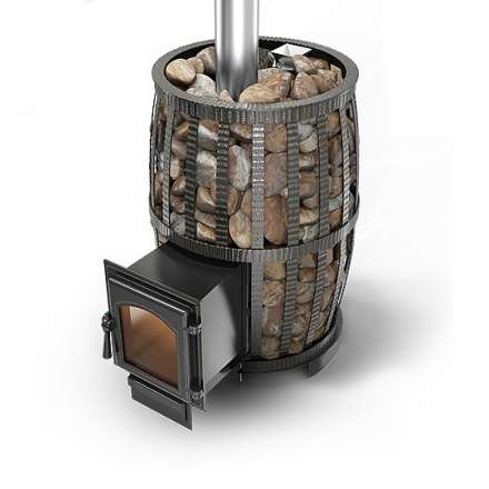 Печь для бани Везувий Легенда Русский Пар Ковка 30 (270) в Лиде