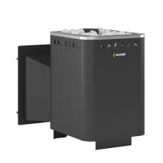 Печь для бани Везувий Русичъ Антрацит 16 Панорама в Лиде