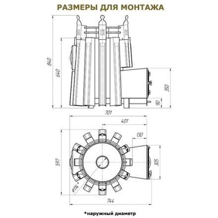 Печь для бани Добросталь Екатерина Великая в Лиде
