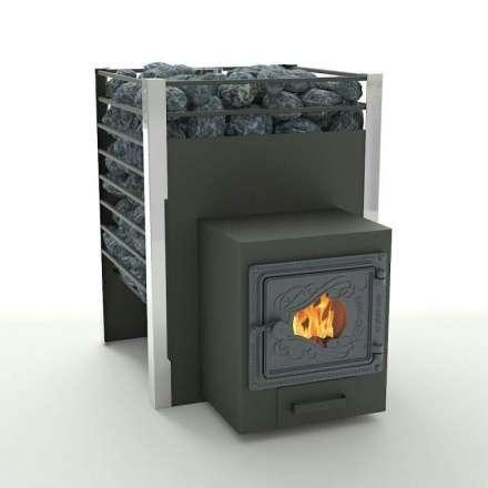 Печь для бани Добросталь Жара-люкс 20 дверка со стеклом Амазонка бай фото в Лиде