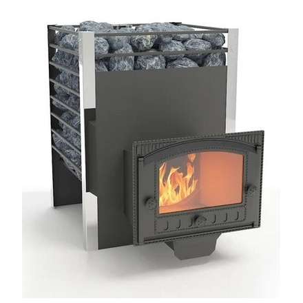 Печь для бани Добросталь Жара-люкс 20 панорамная дверка Амазонка бай фото в Лиде