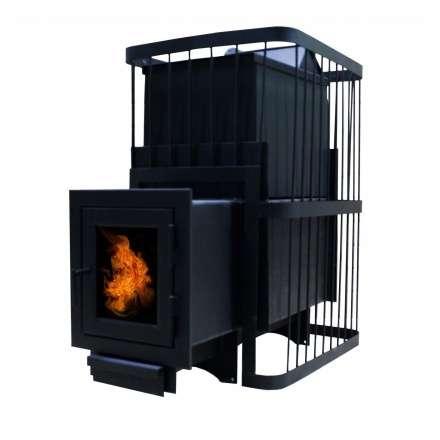 Печь банная ComfortProm РЕТРО СТАЛЬ 8 мм закр. каменка стекло 20 м3 купить в Лиде