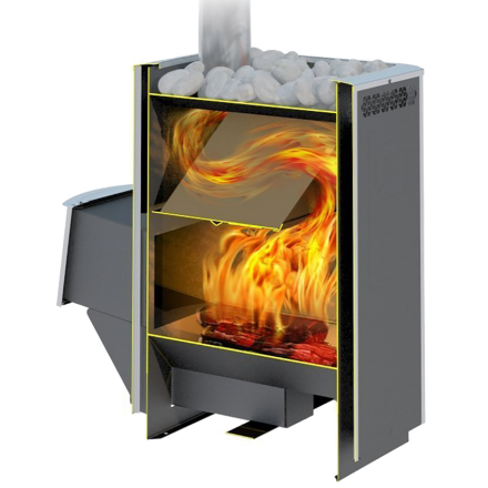 Печь для бани Теплодар Сибирь-20 ЛК в Лиде