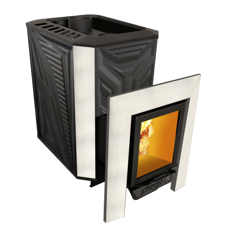 Банная печь Пегас 26 нерж со стеклом конвекция амазонка бай фото в Лиде