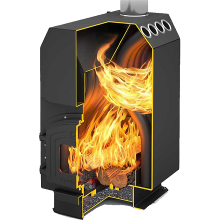 Отопительная печь Теплодар ТОП-200 ДЧ в Лиде