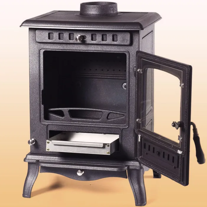 Печь-камин чугунный FireWay Erik в интерьере чёрный Амазонка бай фото в Лиде