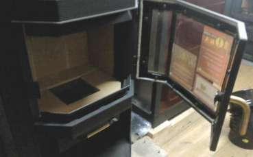 Купить камин со стеклом Мета-Бел Ока в Лиде фото в Лиде