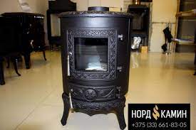 Купить Печь-камин NORDflam Palestro в интерьере в Лиде Амазонка бай фото в Лиде