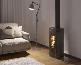 Стальной дедорогой камин EVEREST F7 фото в Лиде