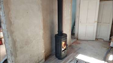 Купить недорогой камин с большим стеклом EVEREST F7 в Лиде в Лиде