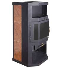 Купить стальной камин со стеклом Мета-Бел Ангара в Лиде фото в Лиде