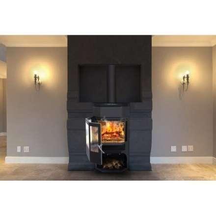 Стальная печь-камин Сибирь 8 фото в Лиде