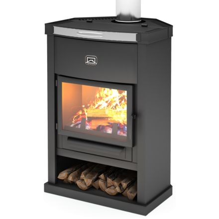 Печь-камин Теплодар ОВ-120 (угловой) Амазонка бай фото в Лиде