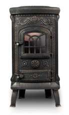 Купить Печь-камин NORDflam Verdo patine в интерьере в Лиде Амазонка бай фото в Лиде