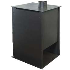 Купить Печь-камин Варвара Гармония 105 (черная) в Лиде в Лиде