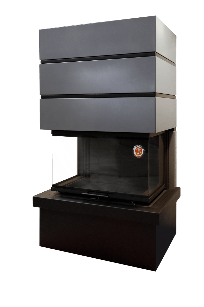 Камин Родос 800 черный Амазонка бай фото в Лиде