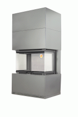 Камин Родос 800 ГРАФИТ шамот белый в Лиде