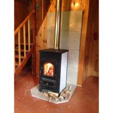 купить Печь-камин Везувий ПК-01 (270) c плитой бежевая 9 кВт в Лиде в Лиде