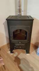 купить Печь-камин Везувий ПК-01 (270) c плитой бежевая 9 кВт в Лиде в Лиде