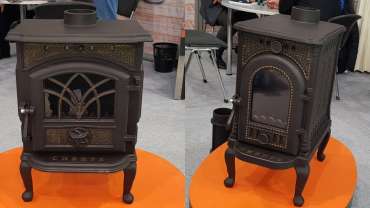 Недорогой камин Сибирь 7 чугунная фото в интерьере в Лиде