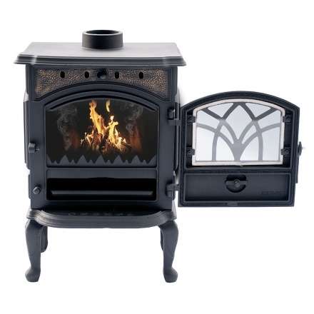 Печь-камин Сибирь 7 чугунная фото в Лиде