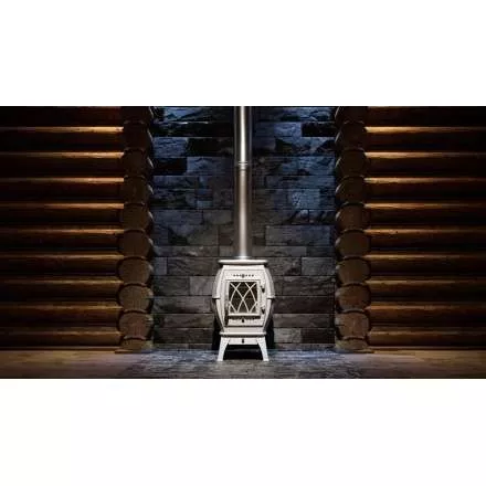 Купить Печь-камин Печь-камин ProMetall Бахта (серая) чугун в Лиде Амазонка бай фото в Лиде