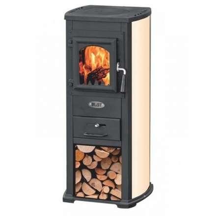 Печь-камин Blist Ekonomik Lux N чугунная дверца серый фото в Лиде