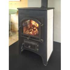 Купить Печь-камин Везувий ПК-01 (205) c плитой бежевая 12 кВт в Лиде в Лиде